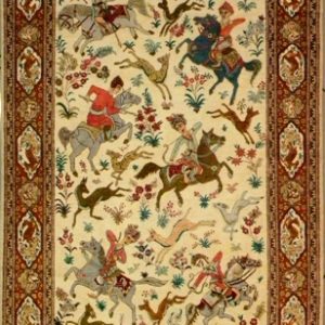Tappeto Persiano Qum Seta 2531 </br> Mis: 150x100 - immagine 2