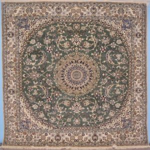 Tappeto Persiano Nain 9 line 2684 </br> Mis: 202x201 - immagine 2